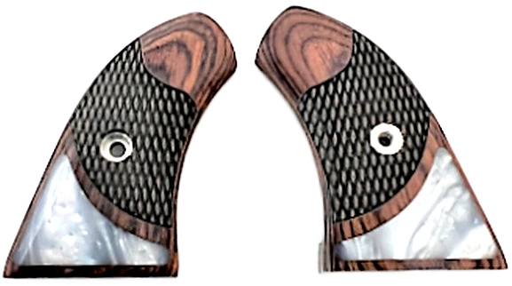 PMG Grips fits North American Arms NAA Grips for Magnum .22 Rosewood & White Pearl