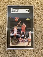 Michael Jordan 1995 - 96 Upper Deck #137 The Rookie Years  SGC 9 Nice!!