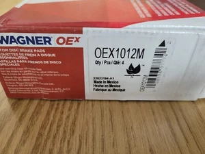 Wagner Front Brake Pads with Hardware Ford F-150 2004-2008 Brake Pad OEX1012M - Picture 1 of 4