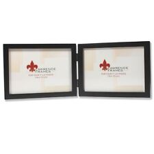 Lawrence Frames 755575D Lawrence Frames 5x7 Hinged Double - Horizontal - Blac...