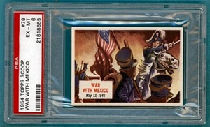 1954 Topps Scoop Krieg mit Mexiko - #78 PSA 6! - Bild 1 von 2