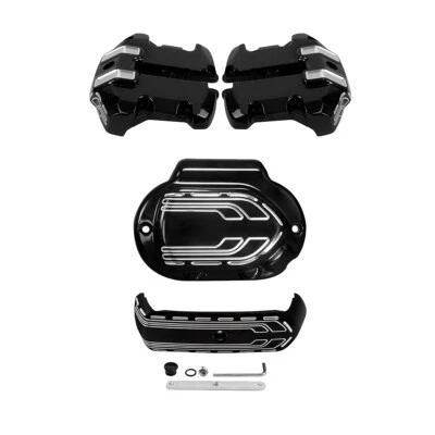 Tampa de limpador lateral de transmissão Rocker Box compatível com Harley Touring Trike 17-20 18 - Imagem 1 de 4