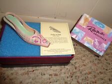 JUST THE RIGHT SHOE - BY RAINE WILLITTS - PRETTY IN PINK - #25179 - COA! - SWEET