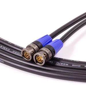 Van Damme 'Single Link' UltraHD 12G Video Coax Cable. 4K UHDTV. Blue Boot - Picture 1 of 1