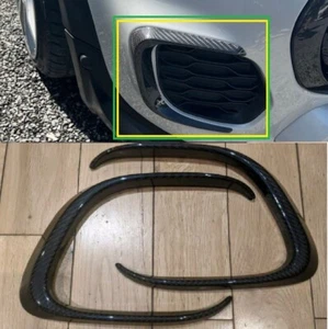 Parachoques delantero izquierdo derecho F56 MINI Cooper S JCW Canards fibra de carbono - Imagen 1 de 6