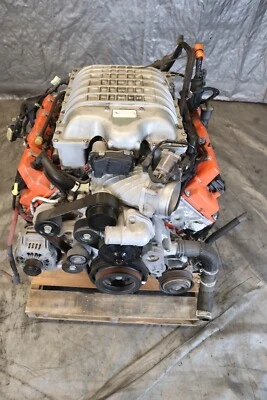 2019 CHARGER CHARGER SRT HELLCAT 6.2L 707HP SUPERCHARGED ENGINE MOTOR 88,120 MI - Image 1 of 4