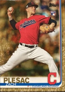 2019 Topps Update Gold Parallel #US19 Zach Pleasac 0042/2019 Indians RC - Bild 1 von 1