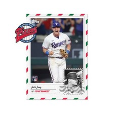 Josh Jung RC Rangers 2023 Topps MLB Holiday Card 14 Presale