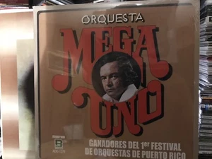 SELTENE Salsa LP ORQUESTA MEGA UNO Canta David Jorge Santos Lo Que Traigo Candela - Bild 1 von 2