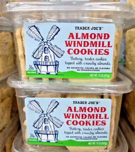 Galletas Trader Joe's Almond Windmill 15 oz 425 g (2 tinas) - Imagen 1 de 2