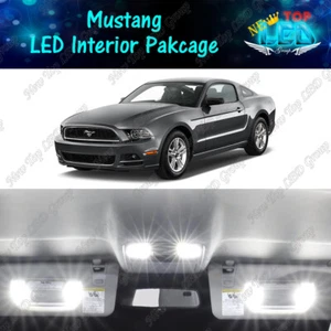 Kit de equipamiento interior de luces LED blancas Canbus para Ford Mustang 2005 - 2013 2014 - Imagen 1 de 12