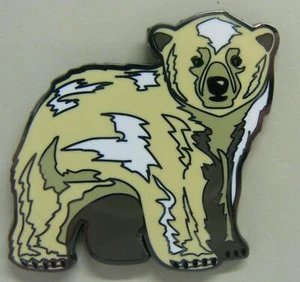 Insignia de oso polar cachorro de esmalte realista Little Critterz LCBP0035 - Imagen 1 de 3