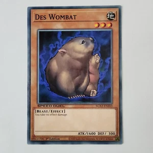 (3x) Des Wombat - SGX2-ENE03 - NM - Common - 1st ed - Yugioh - Picture 1 of 2