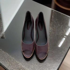 * Marc O'Polo * Pumps * Peeptoes * Leder * Gr. 41 * Braun * 91 OW 2391-1 wie NEU - Bild 1 von 11
