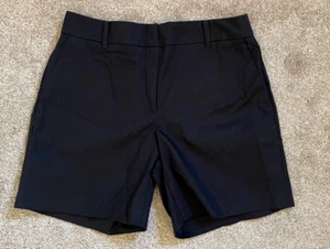NEW ANN Taylor Shorts Womens 4 Black The Metro Short Mid Rise Stretch NWT - Picture 1 of 4