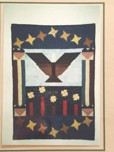 Pine Tree Lodge Designs Freedom Flight Patriotic Eagle Wallhanging Quilt Pattern - Picture 1 of 3