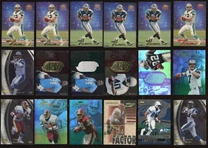 1998/1999/2000 Football Serial Numbered 18 Card Lot Allen/Collins/Davis - Picture 1 of 2