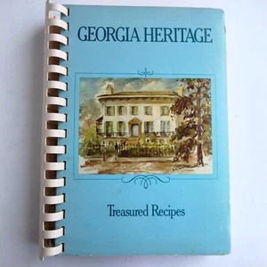 Georgia Heritage Treasured Recipes Cookbook National Society Colonial Dames Of A - Bild 1 von 6