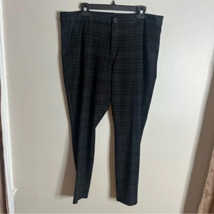 Kut from the Kloth Stitchfix Size 20W Skinny Ponte Black Plaid Office Pants PP16 - Picture 1 of 7