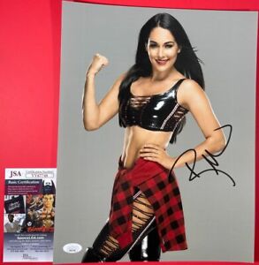 WWE NXT Brie Bella Signed 11x14 Photo B Bella Twins Autograph JSA COA