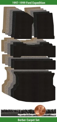 Juego de alfombrillas bereber personalizadas Lloyd para Ford Expedition 1997-1999 (5 piezas) #LYS Foto 1 de 4