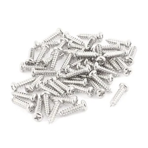 50 sztuk M2,5x10mm Stal nierdzewna Phillips Okrągła głowica Śruby samogwintujące Śruby - Zdjęcie 1 z 1