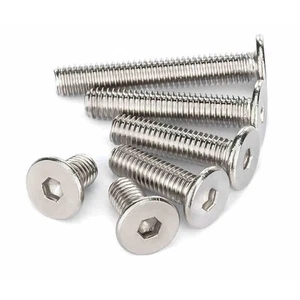 M6 304 SS Allen Hex Socket Ultra Thin Low Flat Wafer Cap Head Screw Bolt us - Picture 1 of 18