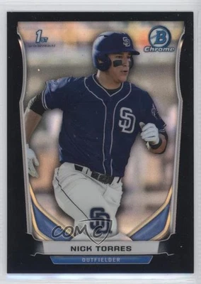 2014 Bowman Draft Chrome Black Refractor /75 Nick Torres #CDP112 - Image 1 of 2