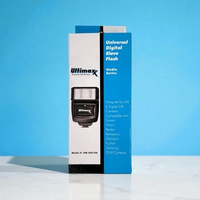 ULTIMAXX UM-DSF100 Universal Digital Slave Flash Hot Shoe Mount DSLR & SLR - Image 1 of 4