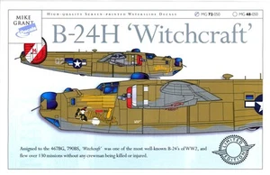 Mike Grant Decals 1/72 B-24H LIBERATOR WITCHCRAFT 790th Bomb Squadron - Bild 1 von 3
