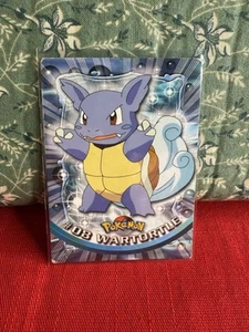 Wartortle #08 Topps TV Animation Black Logo Pokemon Card MP - Photo 1 sur 2