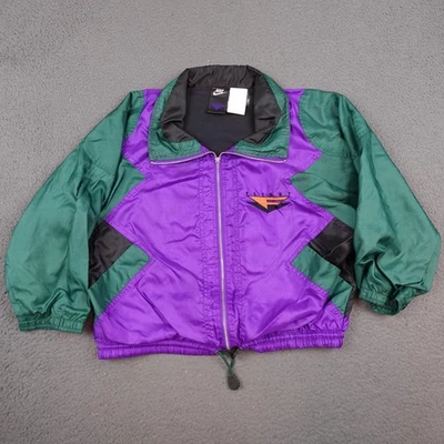 Chaqueta cortavientos vintage Nike para mujer pequeña vuelo nailon retro años 90 Foto 1 de 4