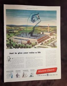 1948 WESTERN ELECTRIC Magazine AD~New ALLENTOWN, PA. Plant~BENDIX/Hawaii Contest - Picture 1 of 2