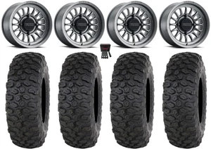 Method 411 15" Wheels Ti (5+2) 33" Chicane DS Tires Can-Am Maverick X3 - Picture 1 of 4