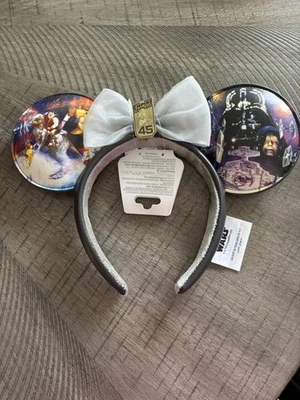 2025 迪士尼星球大战帝国反击45周年耳朵头带 — 第 1/4 张图片