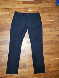 VUORI Black Meta Pants Casual Performance Mens Size 38 - Picture 1 of 16