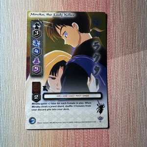 Inuyasha TCG - Miroku, the Lady Killer 93 - FOIL Rare - Score Kijin 1st ED - Picture 1 of 2