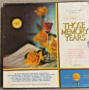 The Symphonette Society “Those Memory Years” Collector’s Edition Vinyl Box Set - Bild 1 von 5