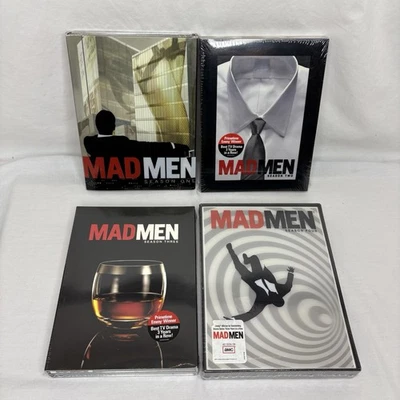 Mad Men DVD Collection Seasons 1-4 Don Draper Emmy Winner Read - Image 1 of 4