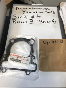 OEM Yamaha Genuine Gasket, Cylinder Head 1 - 1UY-11181-01 NIB - Picture 1 of 5