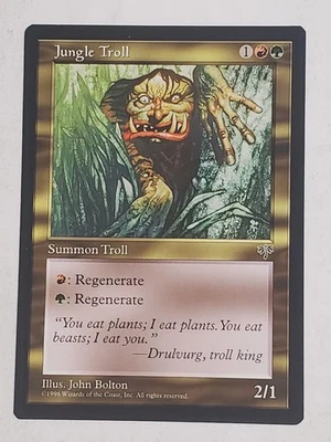 MTG Jungle Troll (Mirage/Gold/U) - BGM - Image 1 of 2