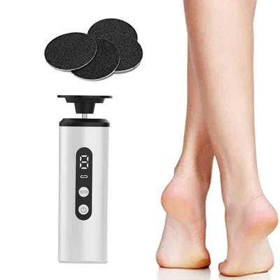 Electric Foot Callus Remover Cordless Adjustable Speed Feet File with Nano Glass - Image 1 of 4