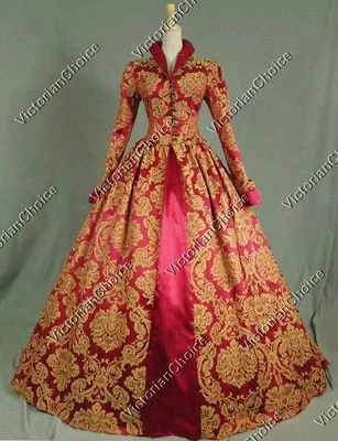 Renaissance Faire Queen Elizabethan I Dress Fantasy Fairy Theater Clothing 162 - Image 1 of 4