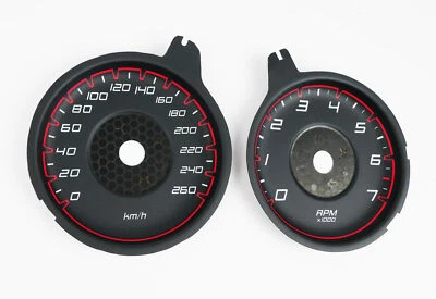 Dodge Charger 260km/h 3D - Speedometer Dials from MPH to Km/h Cluster Gauges - Image 1 of 4