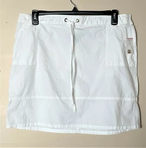 Falda blanca para mujer cintura elástica trasera solo talla XL dip  - Imagen 1 de 7