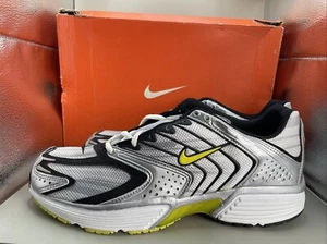 Nike Air Zoom Elite 3 2004 vintage para hombre 12 metálico plateado negro neón 315163-081 - Imagen 1 de 13