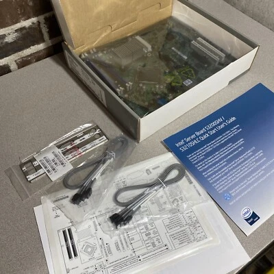 NEW SEALED PACKAGE INTEL S3210SHLC SINGLE PROCESSOR SERVER MOTHERBOARD 902001 - Image 1 of 4