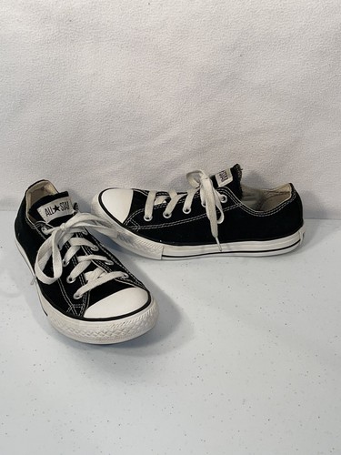 CONVERSE CTAS. Sneakers nere giovanili taglia 3. 3J235.