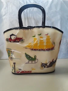 Bolso de Mano de Colección Niño Art Deco Diseño Juguete Vinilo Plástico Retro Sin Marca Estrás - Imagen 1 de 12