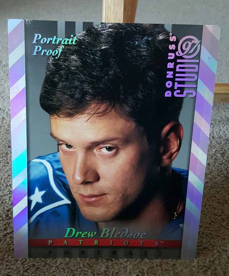 1997 Studio Press Proofs Silver #4 Drew Bledsoe - Image 1 of 1